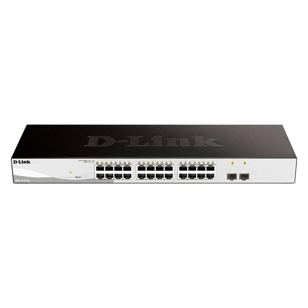 D-LINK DGS-1210-26 Switch Smart Administrable 24 Puertos Gigabit 2SFP Gb