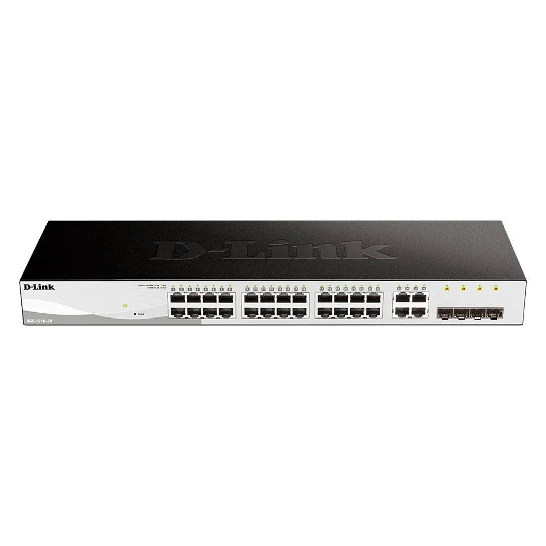 D-LINK DGS-1210-28 Switch 24 puertos gigabit 4SFP administrable capa 2