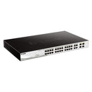 Switch D-LINK DGS-1210-28MP 24 portas PoE 4 portas GbE/SFP