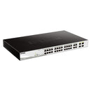 D-LINK DGS-1210-28P Switch PoE 10/100/1000base-T de 24 portas + 4 portas RJ45/SFP