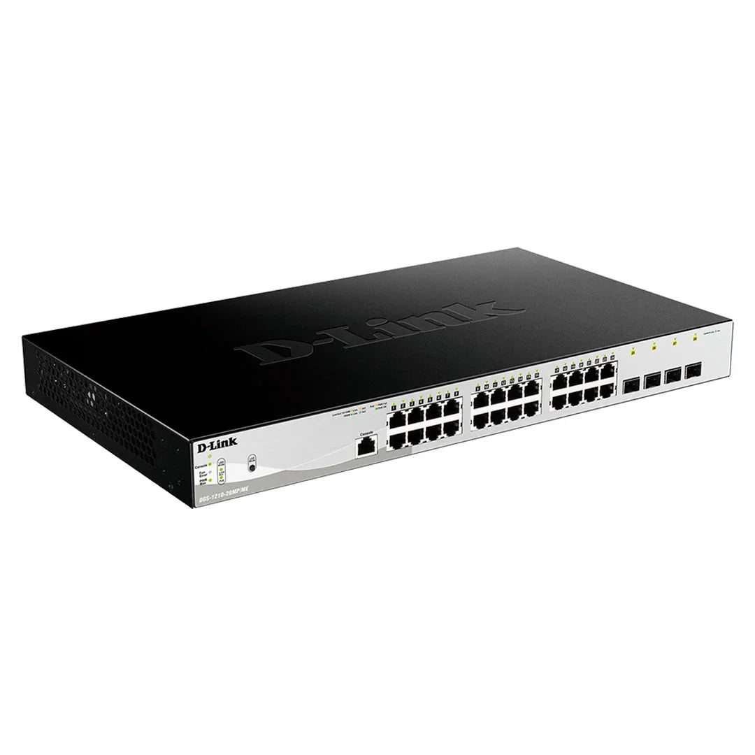 D-LINK DGS-1210-28X-ME Switch administrable de 24 puertos 10/100/1000 Mbps (no PoE)+ 4 puertos 10G SFP+