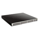 D-LINK DGS-1210-52MP Switch PoE gerenciável de 48 portas 10/100/1000+ 4 portas SFP/Gigabit 370 W