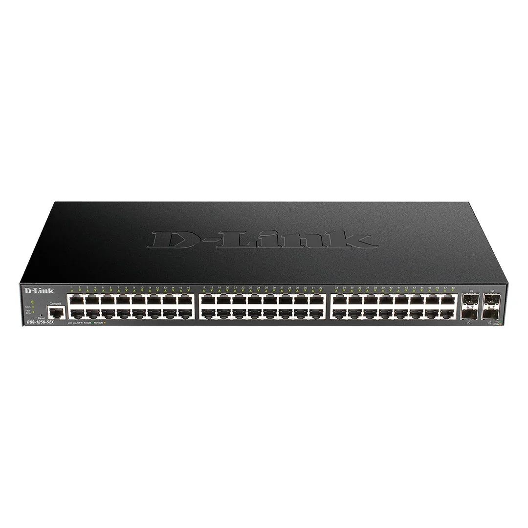 D-LINK DGS-1250-52X 48 PUERTOS GIGABIT 1000BASE-T 4SFP
