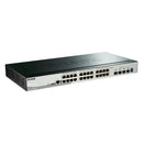 D-LINK DGS-1510-28X Switch de camada 3 gerenciado Gigabit de 24 portas com 4x10 GB SFP