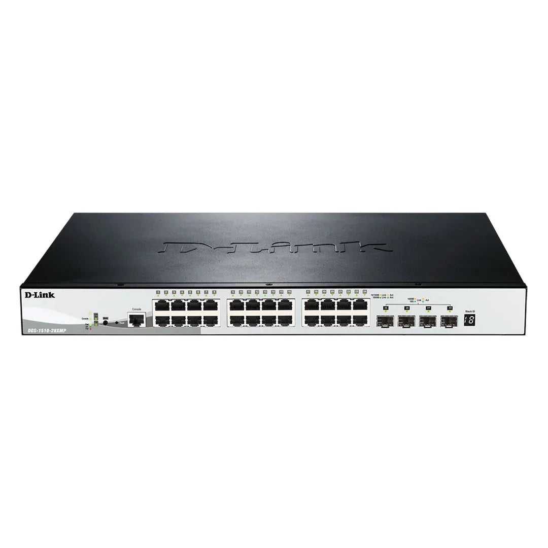 D-LINK DGS-1510-28XMP Switch Administrable 24 Puertos 10G SFP+ NWDGS151028XM