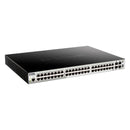 D-LINK DGS-1510-52XMP Switch gerenciável POE AF/AT 10/100/100base-T de 48 portas + 4 portas SFP de 10 GB