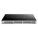 D-LINK DGS-1510-52XMP Switch gerenciável POE AF/AT 10/100/100base-T de 48 portas + 4 portas SFP de 10 GB