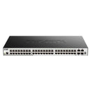D-LINK DGS-1510-52X Switch Gerenciável 10/100/1000 base-T de 48 portas + SFP+ de 10 GB de 4 portas Camada 2 e 3, 4 portas