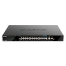 Switch D-LINK DGS-1520-28MP 28 portas 20 x RJ45 GbE PoE, 4 x 2,5G PoE, 2 x 10G, 2 x 10G SFP+