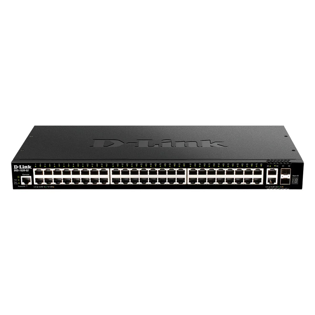 D-LINK DGS-1520-52 Switch administrable capa L3 48 RJ45 Gbe 2X10G SFP+