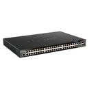 Switch D-LINK DGS-1520-52MP 52 portas 44 x gigabit PoE, 4 x 2.5Gbase-T PoE, 2 x 10Gbase-T e 2 x 10G SFP