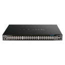 Switch D-LINK DGS-1520-52MP 52 portas 44 x gigabit PoE, 4 x 2.5Gbase-T PoE, 2 x 10Gbase-T e 2 x 10G SFP