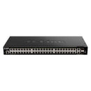 D-LINK DGS-1520-52 Switch Gerenciável Camada L3, 48 RJ45 Gbe 2X10G SFP+