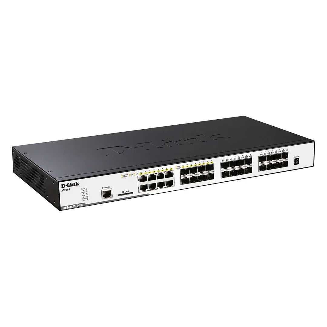 D-LINK DGS-3120-24SC-SI Switch L2 administrable de 24 puertos gigabit