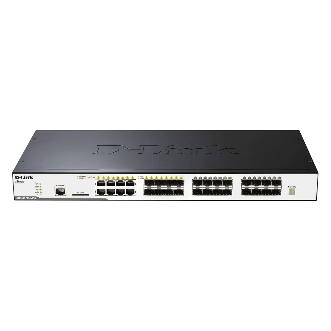 D-LINK DGS-3120-24SC-SI Switch L2 administrable de 24 puertos gigabit