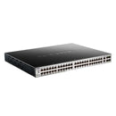 D-LINK DGS-3130-54PS Switch gerenciável de 54 portas, 48 RJ45 GbE PoE + 2 x 10Gbase-T 10/100/1000baseT POE