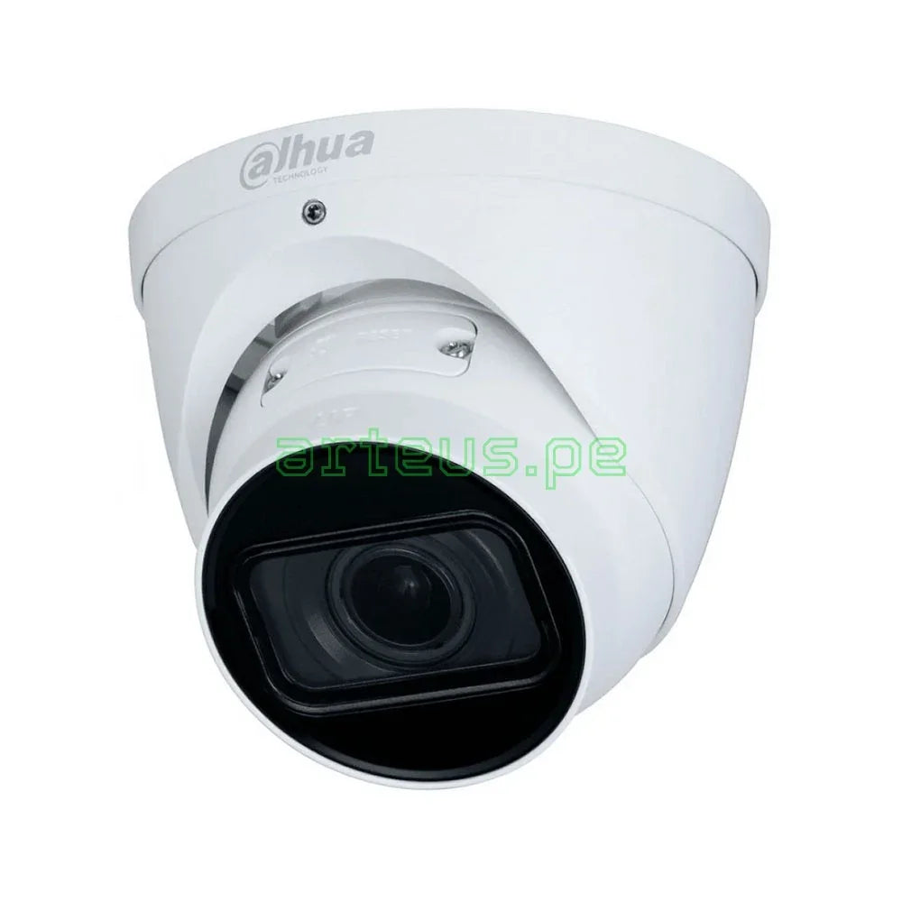 Cámara de seguridad tipo domo Dahua blanca para videovigilancia y protección electrónica