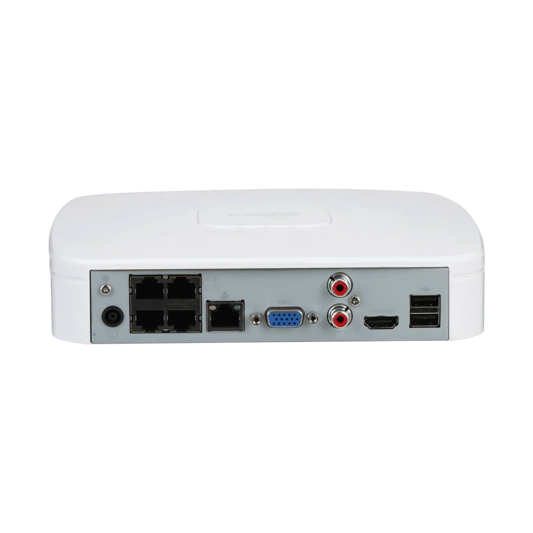 DAHUA DHI-NVR4104-P-EI Grabador de Vídeo en Red WizSense Inteligente 4 canales, 1U, 4 PoE y 1 HDD