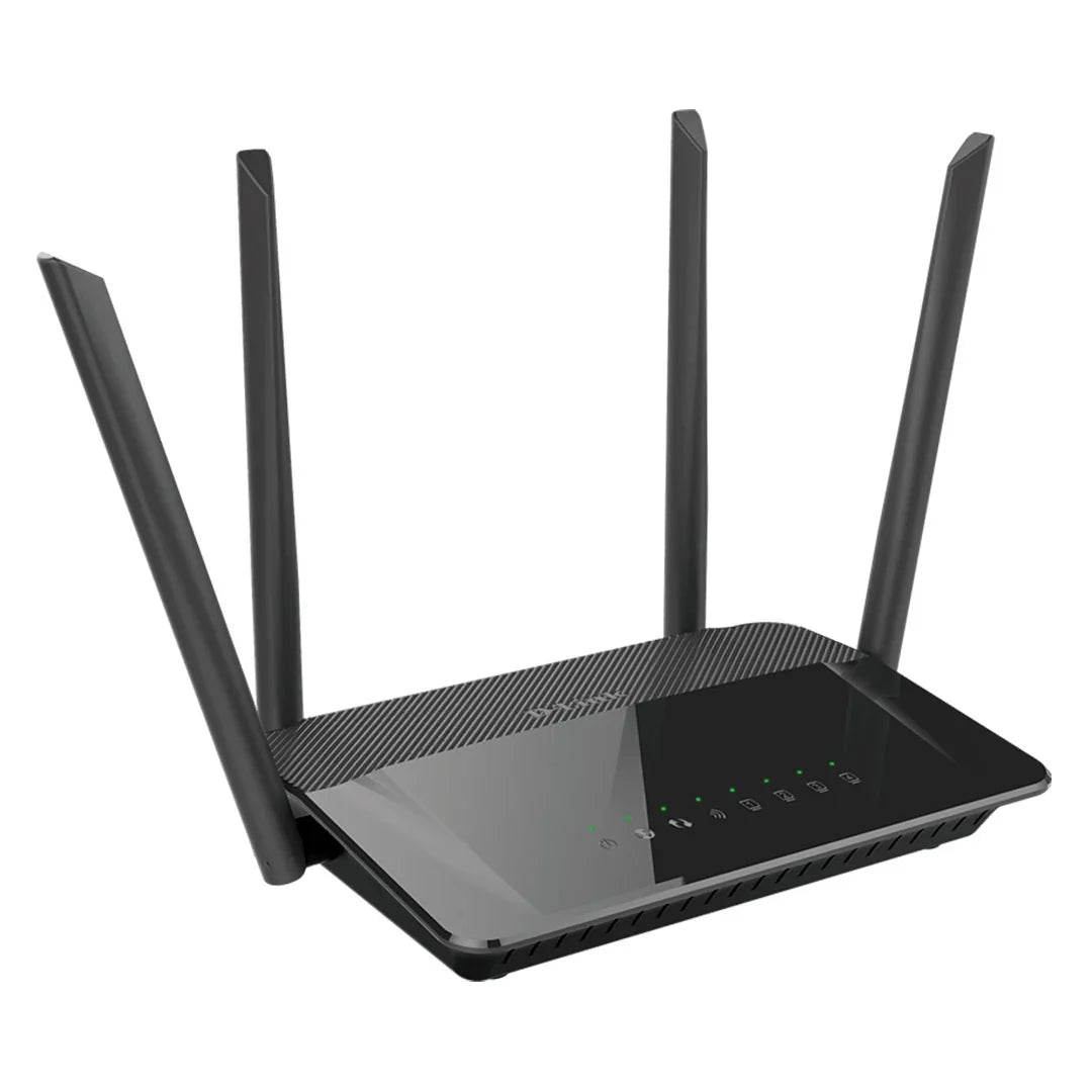 D-LINK DIR-822 Router Ethernet Wireless AC1200 Dual Band 2.4/5.0 GHz 1 RJ-45 WAN 4 RJ-45 LAN
