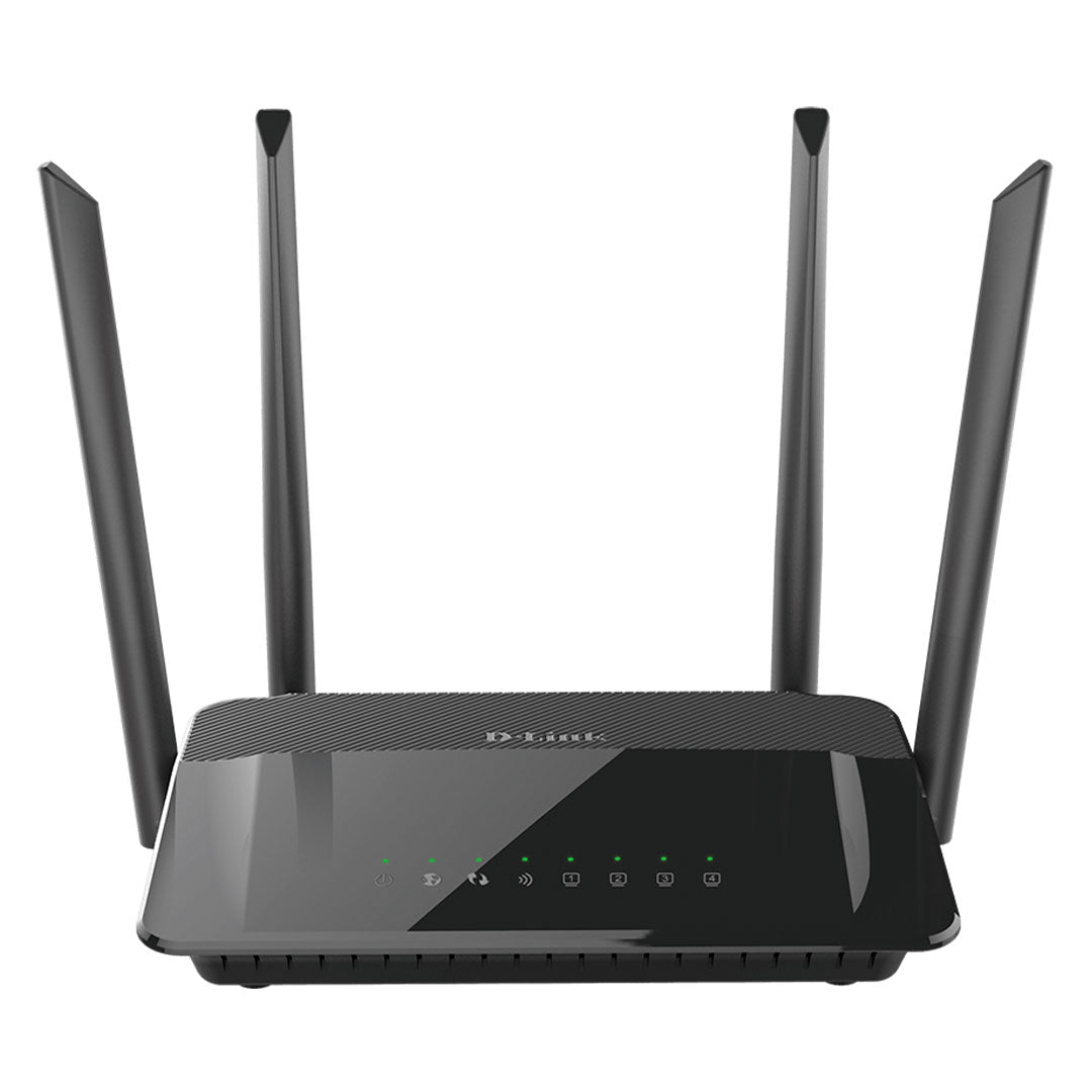 D-LINK DIR-822 - Router Ethernet Wireless AC1200 Dual Band 2.4/5.0 GHz 1 RJ-45 WAN, 4 RJ-45 LAN
