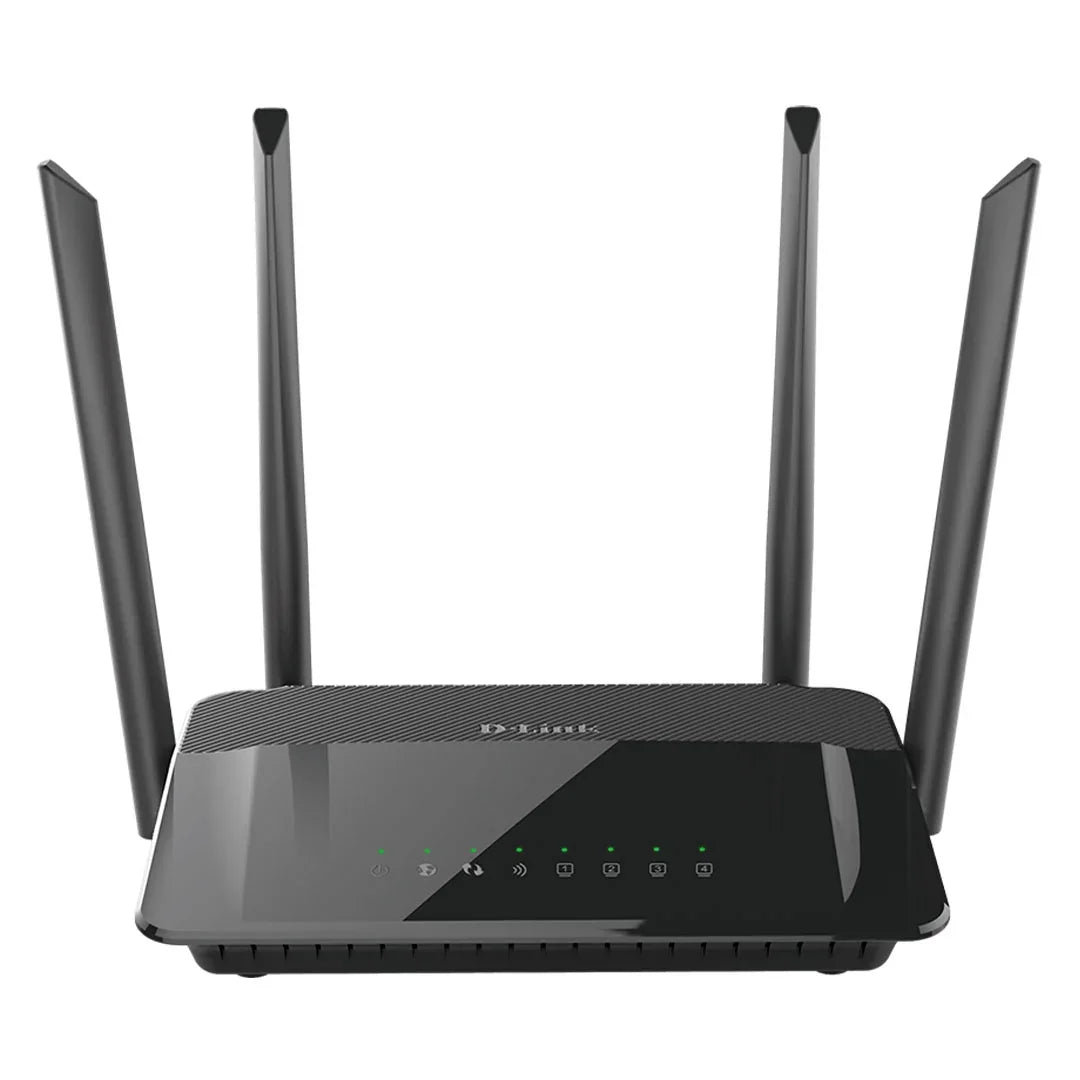 D-LINK DIR-822 Router Ethernet Wireless AC1200 Dual Band 2.4/5.0 GHz 1 RJ-45 WAN 4 RJ-45 LAN