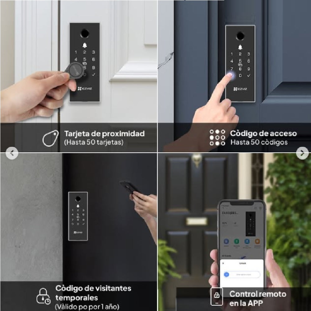 Ezviz Dl03 Pro Cerradura Inteligente Rim Lock Huella Wifi Bt
