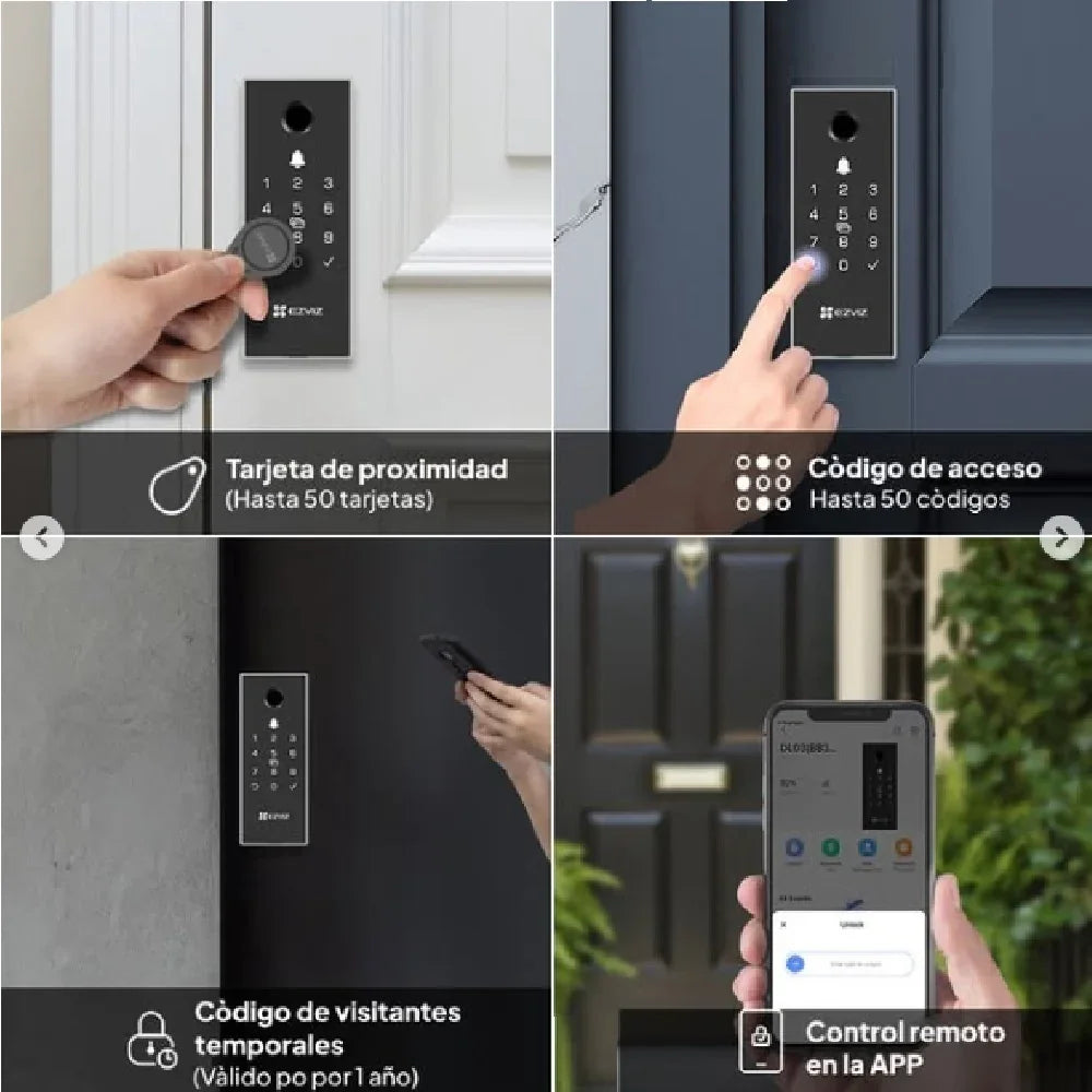 Ezviz Dl03 Pro Cerradura Inteligente Rim Lock Huella Wifi Bt