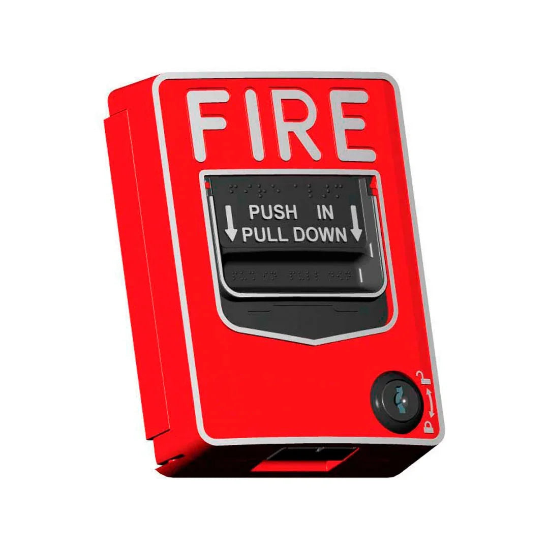 DIMAX DM-565P Estacion manual color rojo Sistema Contra Incendio