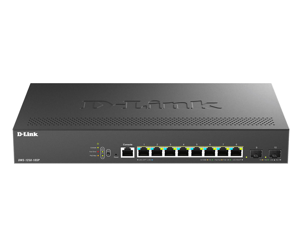 D-LINK DMS-1250-10SP Switch PoE 10 Puertos 2,5G WIFI6