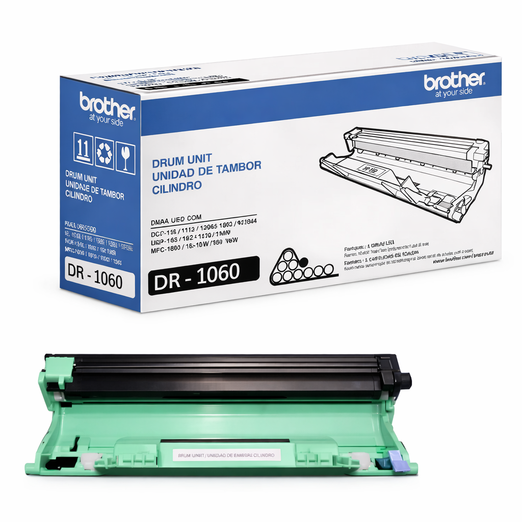 BROTHER DR1060 Cartucho de Tambor Color Negro con Rendimiento de 10000 Paginas