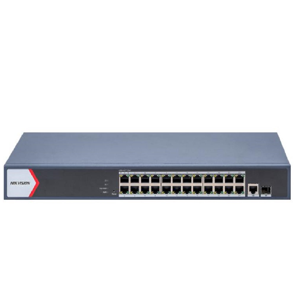 HIKVISION DS-3E1526P-EI/M Switch Smart Administrable PoE 24 Puertos Gigabit 230W Watchdog