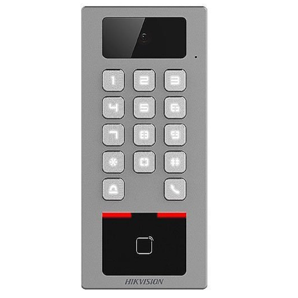 HIKVISION DS-K1T502DBWX-C Control de Acceso WiFi 2MP con Lector de Tarjeta PIN