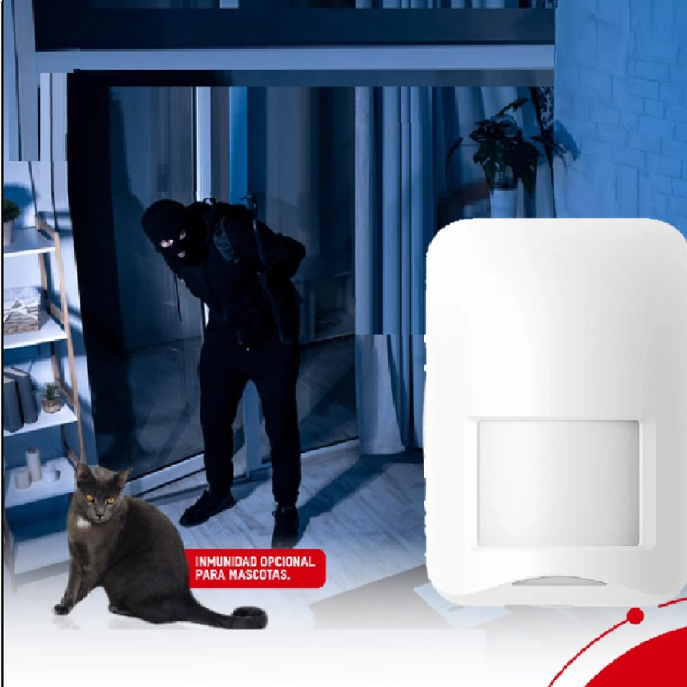 HIKVISION DS-PD201P10-WB AX HOME PIR Sensor Infrarrojo Inalámbrico Antimascota 24Kg