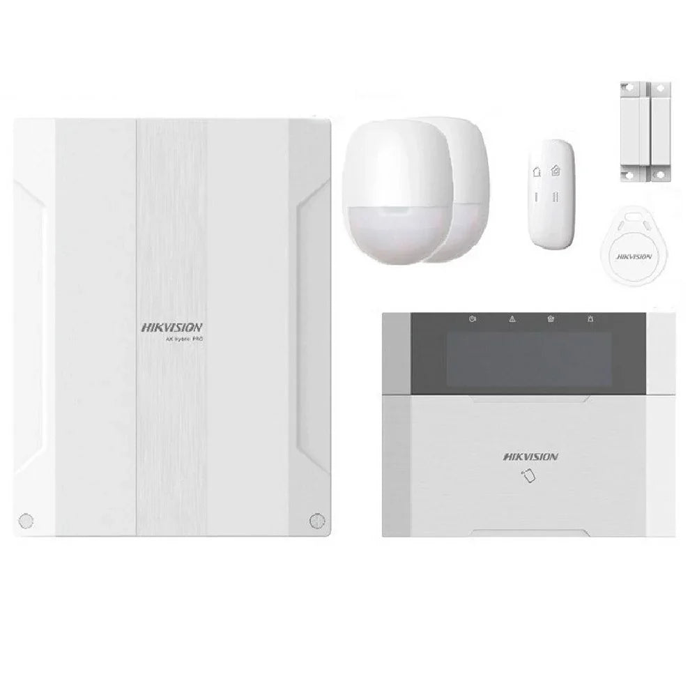 HIKVISION DS-PHA64-KIT AX PRO Kit de Alarma Híbrida 8 Zonas con Dispositivos Cableados