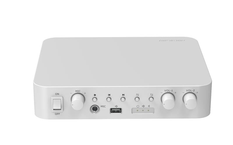 HIKVISION DS-QAE0KA60120-2 Kit de Amplificador de Audio + 2 Altavoces de Caja