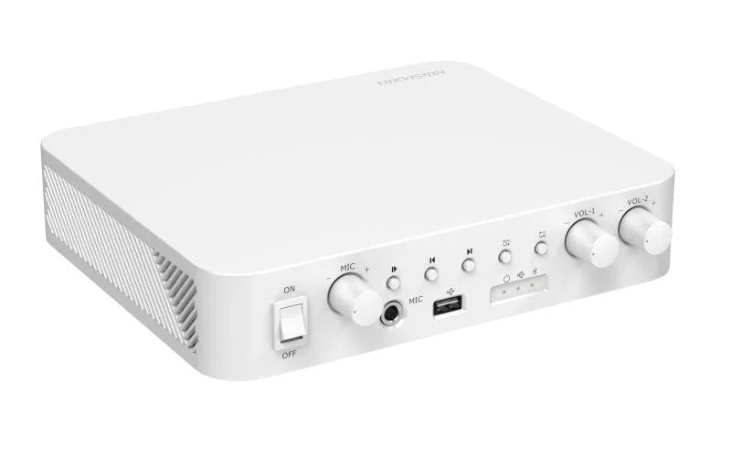 HIKVISION DS-QAE0KA60120-2 Kit de Amplificador de Audio + 2 Altavoces de Caja