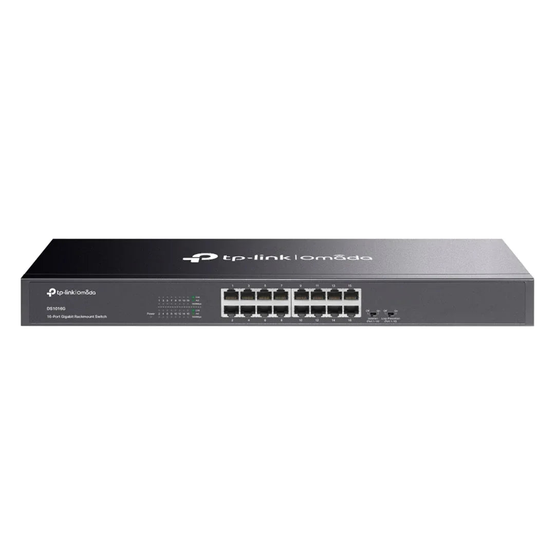 TP-LINK DS1016G Switch Omada 16 Puertos Gigabit No Gestionable Rackeable