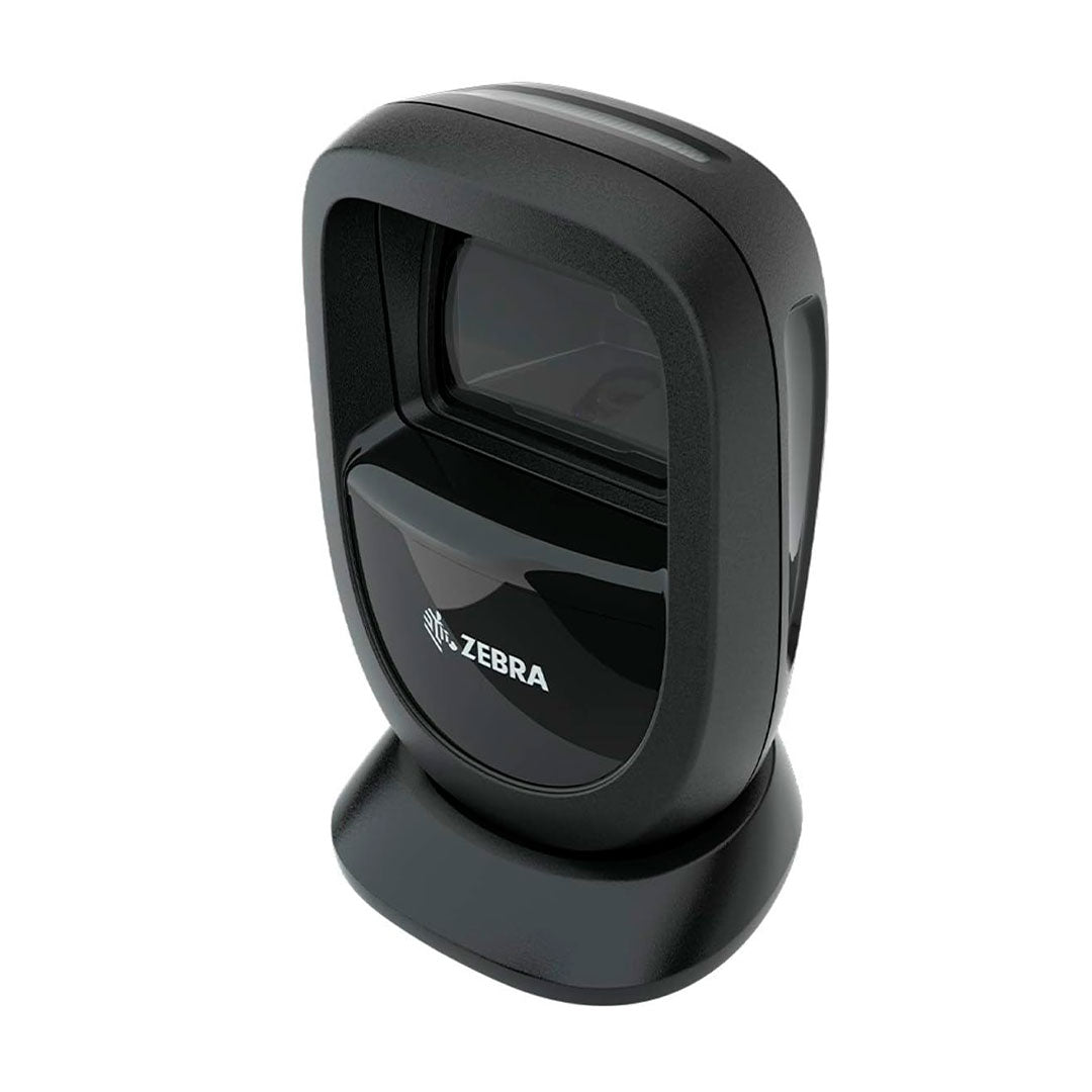 Lector de código de barras de mesa Zebra negro para puntos de venta y control de inventario