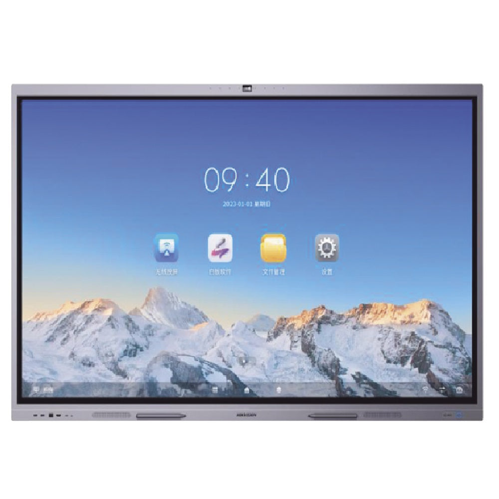 HIKVISION DS-D5C75RB/A Pantalla Pizarra Interactiva 4K 75" 8Gb con Cámara