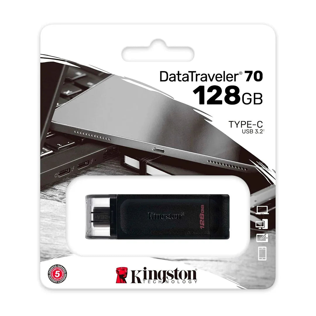KINGSTON DT70/128GB Memoria USB-C 3.2 128GB