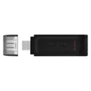 KINGSTON DT70/64GB - Kingston DataTraveler 70 64GB USB Flash Drive, USB-C 3.2 Gen1 presentation on hanger