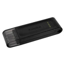 KINGSTON DT70/64GB - Kingston DataTraveler 70 64GB USB Flash Drive, USB-C 3.2 Gen1 presentation on hanger