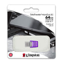 KINGSTON DTDUO3CG3/64GB - MicroDuo 3C USB-TYPE-C 3.2 G1 64GB Kingston Data Traveler Memória
