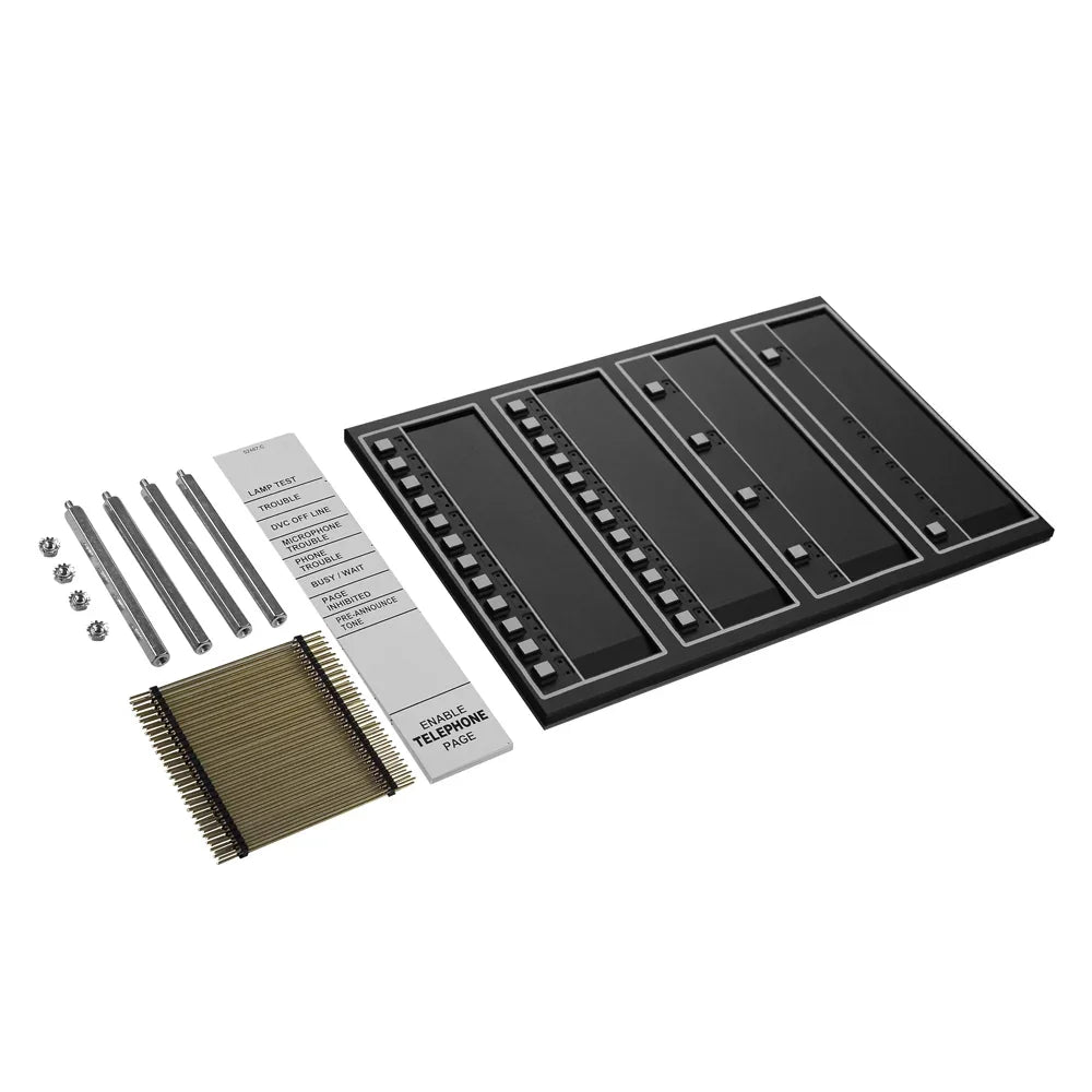 NOTIFIER DVC-KDB Teclado para unidad de comando de voz (DVC-EM), color negro para paneles Inspire
