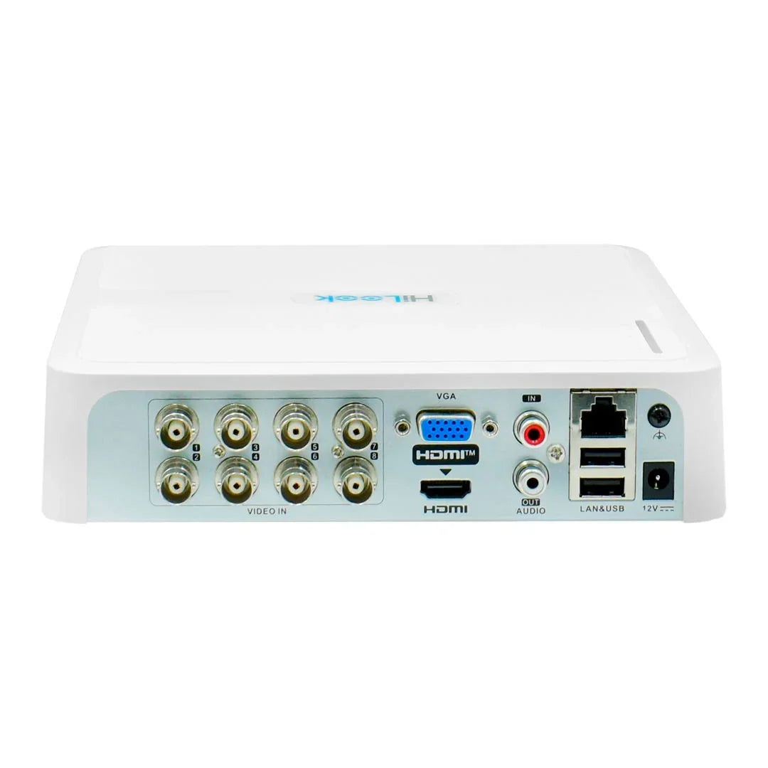 HILOOK DVR-108G-M1/T Grabador DVR Lite Mini 8 Canales 1080P 1HDD Audio 72Mbps