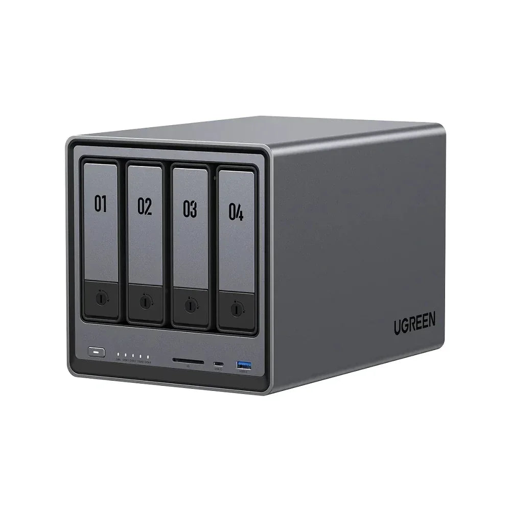 UGREEN DXP4800 Plus 35260 Servidor de Almacenamiento NAS Storage Gold 8505 4.4Ghz RAM 8GB 4 Bahías HDD Hasta 132TB