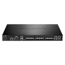 D-LINK DXS-3400-24SC Switch gerenciável empilhável de 24 portas 10GbE