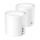 Pacote com 2 TP-LINK DECO X20 Sistema Wi-Fi 6 MESH para toda a casa AX1800. IA de banda dupla. Pacote x 2