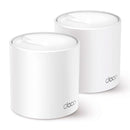 Pacote com 2 TP-LINK DECO X50 Sistema Mesh WiFi 6 para toda a casa AX3000 Dual Band AI. Pacote x 2