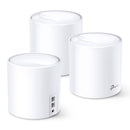 Sistema Wi-Fi 6 MESH TP-LINK DECO X60 (pacote com 3) para toda a casa AX3000. Controle de voz Alexa. Pacote x 3